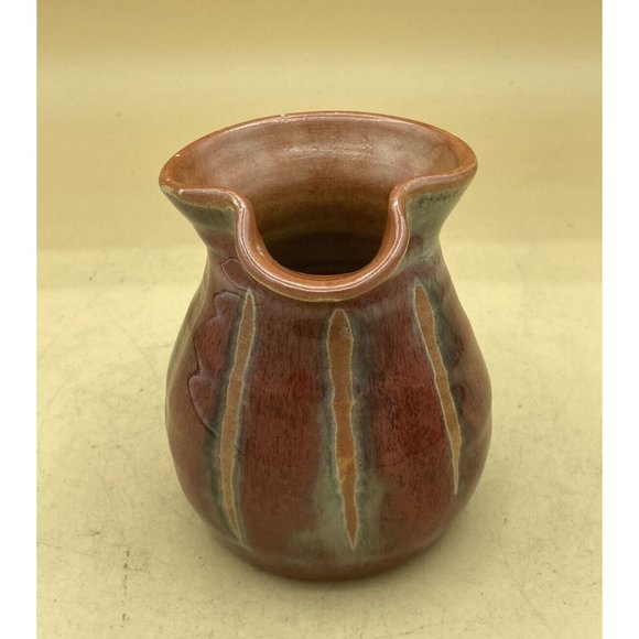 Stoneware Pottery Creamer Marked SP Ireland Brown Earth Tones 4” - Picture 13 of 13